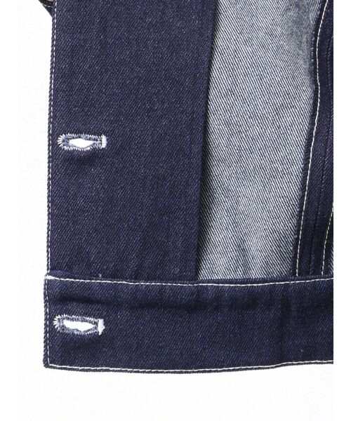 merry jenny(メリージェニー)の「Bigリボンデニムジャケット(デニムジャケット・レディース・ブルー/ブラック・FREE)」の5枚目の写真