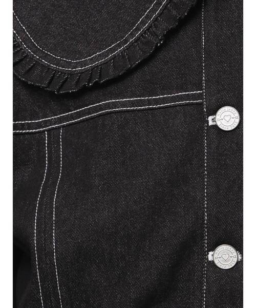 merry jenny(メリージェニー)の「Bigリボンデニムジャケット(デニムジャケット・レディース・ブルー/ブラック・FREE)」の9枚目の写真