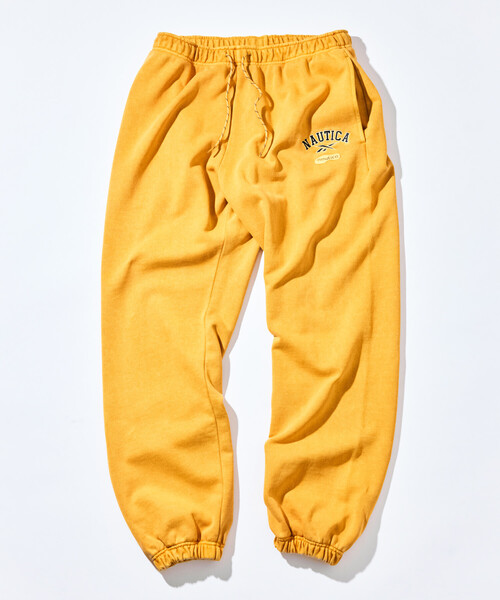 NAUTICA（ノーティカ）の「Reebok×NAUTICA/リーボック×ノーティカ 【Exclusive】ダブルネーム ヘビーウェイト ピグメント スウェットパンツ（スウェットパンツ・メンズ・イエロー/ブラック/ネイビー・X-LARGE/LARGE/MEDIUM/SMALL）」の8枚目の写真