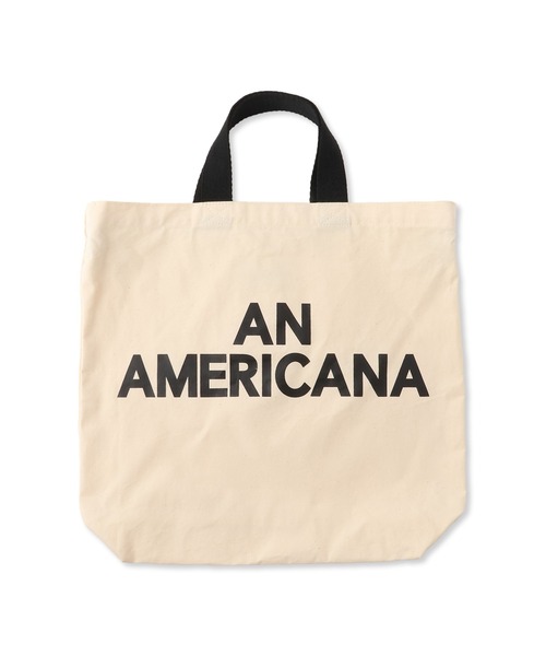 AMERICANA（アメリカーナ）の「【Americana（アメリカーナ） for SALON】2WAYトートバッグ（トートバッグ・レディース・ホワイト/ブラック・FREE）」の3枚目の写真
