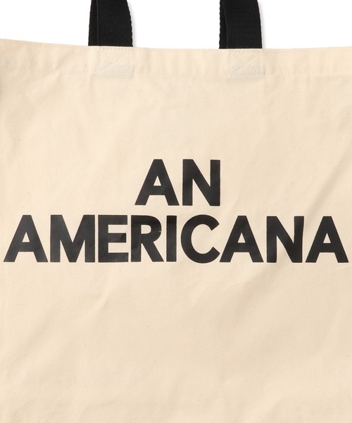 AMERICANA（アメリカーナ）の「【Americana（アメリカーナ） for SALON】2WAYトートバッグ（トートバッグ・レディース・ホワイト/ブラック・FREE）」の8枚目の写真