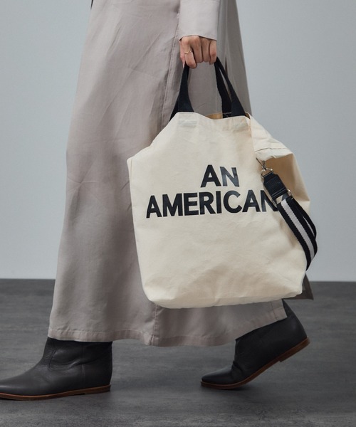 AMERICANA（アメリカーナ）の「【Americana（アメリカーナ） for SALON】2WAYトートバッグ（トートバッグ・レディース・ホワイト/ブラック・FREE）」の18枚目の写真