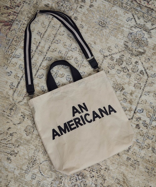 AMERICANA（アメリカーナ）の「【Americana（アメリカーナ） for SALON】2WAYトートバッグ（トートバッグ・レディース・ホワイト/ブラック・FREE）」の22枚目の写真