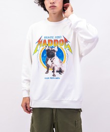 MODISH GAZE（モディシュガゼ）の「【MODISH GAZE】クルーネック BIG スウェット MAD DOG（スウェット）」