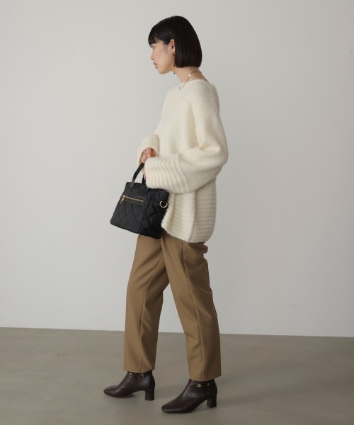 Bou Jeloud(ブージュルード)の「スラっとテーパードパンツ(その他パンツ・レディース・カーキ/ブラック/キャメル/ベージュ・38/40)」の20枚目の写真