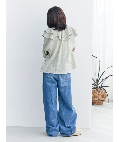 Ungrid（アングリッド）の「フリルデザインブラウス（シャツ/ブラウス・レディース・オフホワイト/ブルー/ブラック・FREE）」の10枚目の写真