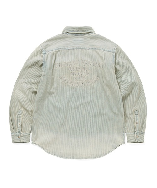 thisisneverthat（ディスイズネバーザット）の「Hickory Denim Shirt（シャツ/ブラウス・メンズ・ブルー系その他/インディゴブルー・L/M/S/XL）」の7枚目の写真