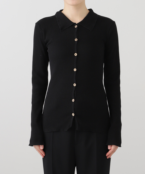 BASERANGE(ベースレンジ)の「【BASERANGE/ベースレンジ】PRE ISO SHIRT(カーディガン/ボレロ・レディース・ブラック・SMALL)」の10枚目の写真