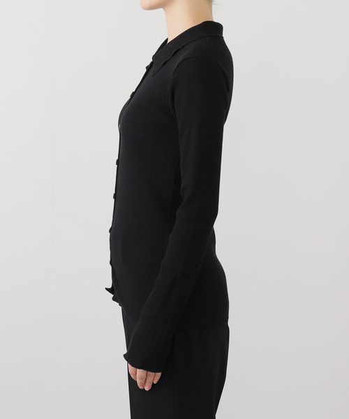BASERANGE(ベースレンジ)の「【BASERANGE/ベースレンジ】PRE ISO SHIRT(カーディガン/ボレロ・レディース・ブラック・SMALL)」の9枚目の写真