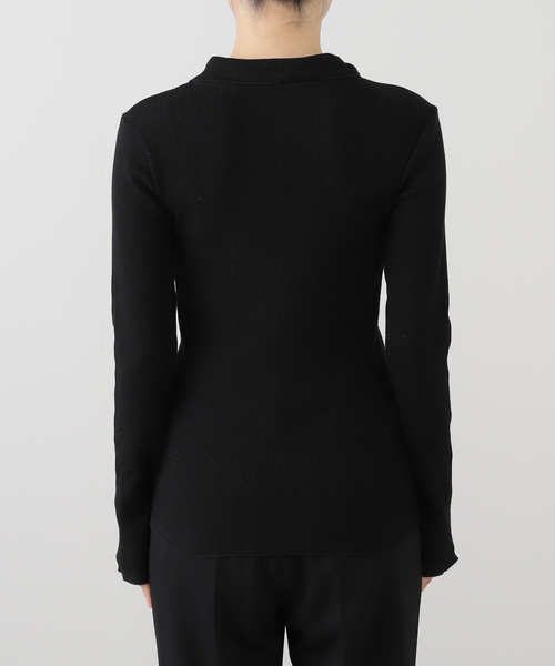 BASERANGE(ベースレンジ)の「【BASERANGE/ベースレンジ】PRE ISO SHIRT(カーディガン/ボレロ・レディース・ブラック・SMALL)」の8枚目の写真