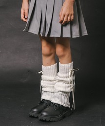 URBAN CHERRY（アーバンチェリー）の「ハートチャームリボンレッグウォーマー（レッグウォーマー）」