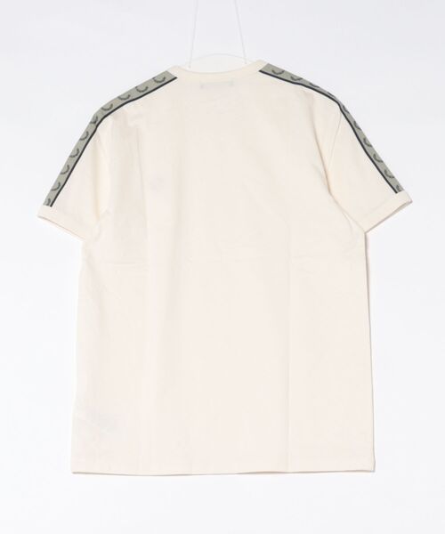 FRED PERRY（フレッドペリー）の「【FRED PERRY】ONTRAST TAPE RINGER T-SHIRT M4613（Tシャツ/カットソー・メンズ・ブラック/バーガンディー/ネイビー/オフホワイト・XL/L/M/S）」の6枚目の写真