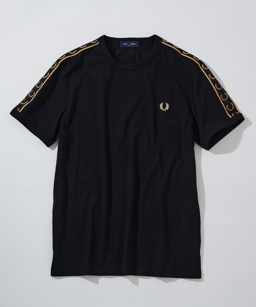 FRED PERRY（フレッドペリー）の「【FRED PERRY】ONTRAST TAPE RINGER T-SHIRT M4613（Tシャツ/カットソー・メンズ・ブラック/バーガンディー/ネイビー/オフホワイト・XL/L/M/S）」の18枚目の写真