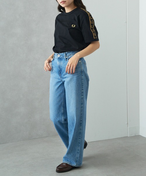 FRED PERRY（フレッドペリー）の「【FRED PERRY】ONTRAST TAPE RINGER T-SHIRT M4613（Tシャツ/カットソー・メンズ・ブラック/バーガンディー/ネイビー/オフホワイト・XL/L/M/S）」の10枚目の写真