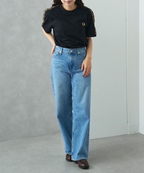 FRED PERRY（フレッドペリー）の「【FRED PERRY】ONTRAST TAPE RINGER T-SHIRT M4613（Tシャツ/カットソー・メンズ・ブラック/バーガンディー/ネイビー/オフホワイト・XL/L/M/S）」の11枚目の写真