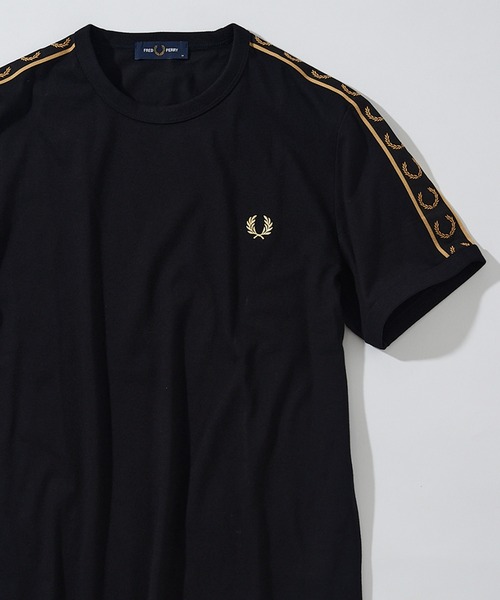 FRED PERRY（フレッドペリー）の「【FRED PERRY】ONTRAST TAPE RINGER T-SHIRT M4613（Tシャツ/カットソー・メンズ・ブラック/バーガンディー/ネイビー/オフホワイト・XL/L/M/S）」の17枚目の写真