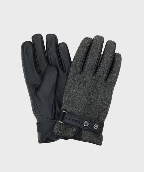 tk.TAKEO KIKUCHI（ティーケータケオキクチ）の「【本革／ギフトにおススメ】MOONグローブ（手袋・メンズ・グレー系4/グレー系その他4/ネイビー・00）」の4枚目の写真