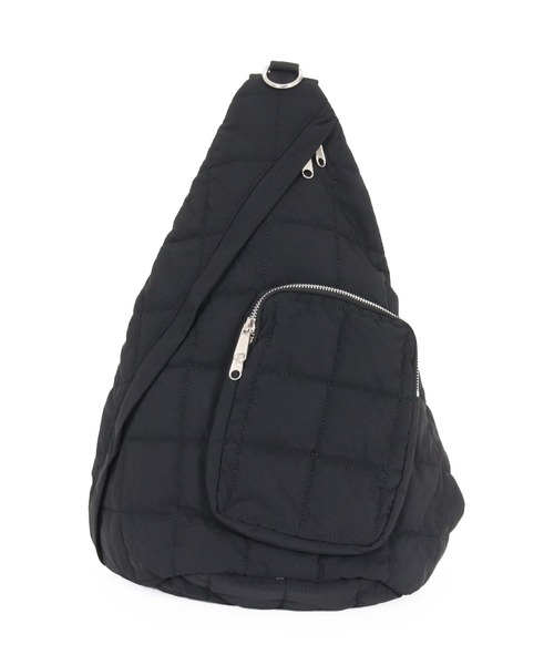 ADAM PATEK(アダムパテック)の「ADAMPATEK/square quilt sling bag/ワンショルダースクエアキルトスリングバック(ボディバッグ/ウエストポーチ・メンズ・グレー/ブラック・FREE)」の10枚目の写真