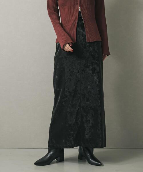 SENSE OF PLACE by URBAN RESEARCH（センスオブプレイスバイアーバンリサーチ）の「FLペンシルスカート（スカート・レディース・ブラック/ブラウン/ベージュ・SMALL/MEDIUM）」の2枚目の写真