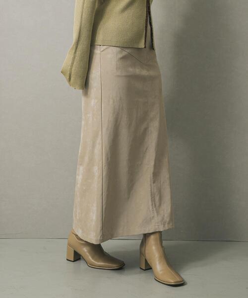 SENSE OF PLACE by URBAN RESEARCH（センスオブプレイスバイアーバンリサーチ）の「FLペンシルスカート（スカート・レディース・ブラック/ブラウン/ベージュ・SMALL/MEDIUM）」の10枚目の写真