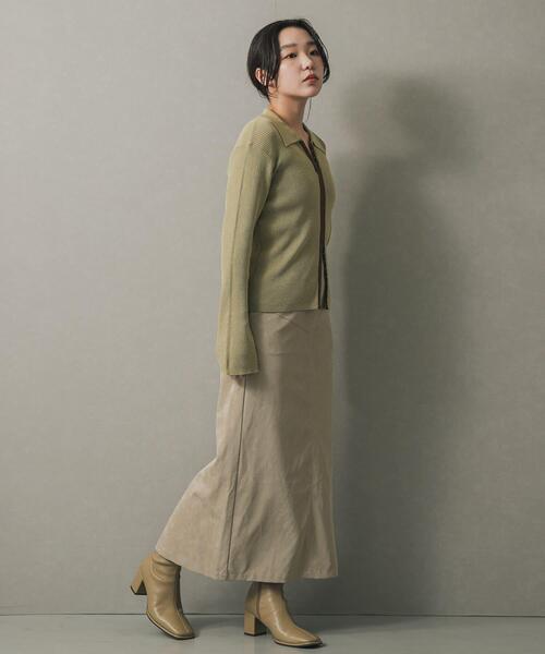 SENSE OF PLACE by URBAN RESEARCH（センスオブプレイスバイアーバンリサーチ）の「FLペンシルスカート（スカート・レディース・ブラック/ブラウン/ベージュ・SMALL/MEDIUM）」の14枚目の写真