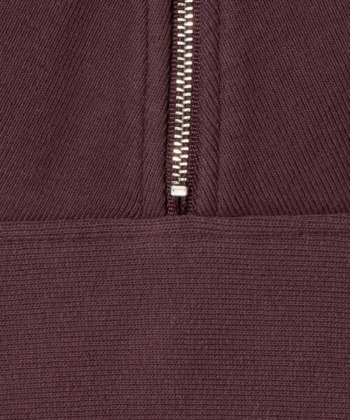 CITEN（シテン）の「＜CITEN＞リバースハーフジップスウェット（スウェット・レディース・ライトグレー/ダークブラウン/オレンジ/ライトブルー・FREE）」の19枚目の写真