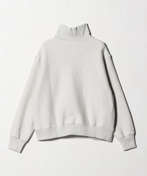 CITEN（シテン）の「＜CITEN＞リバースハーフジップスウェット（スウェット・レディース・ライトグレー/ダークブラウン/オレンジ/ライトブルー・FREE）」の21枚目の写真