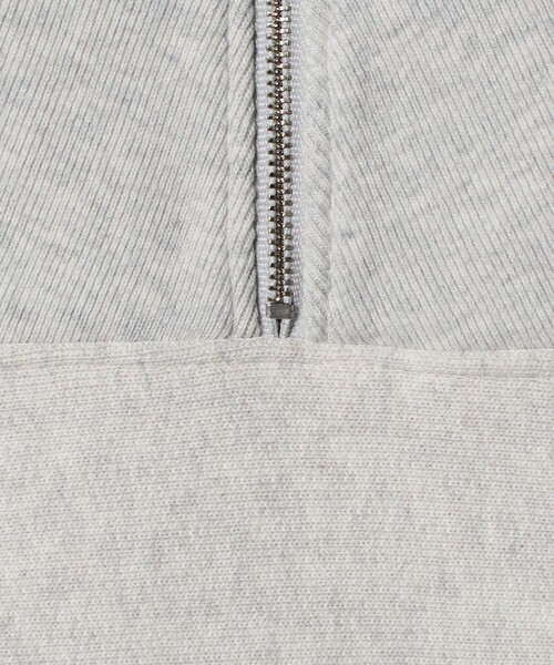 CITEN（シテン）の「＜CITEN＞リバースハーフジップスウェット（スウェット・レディース・ライトグレー/ダークブラウン/オレンジ/ライトブルー・FREE）」の12枚目の写真