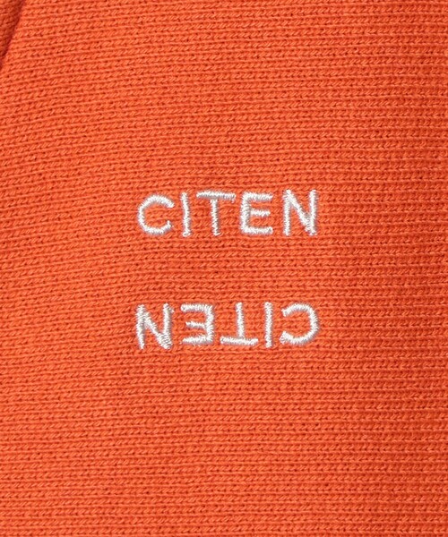 CITEN（シテン）の「＜CITEN＞リバースハーフジップスウェット（スウェット・レディース・ライトグレー/ダークブラウン/オレンジ/ライトブルー・FREE）」の16枚目の写真