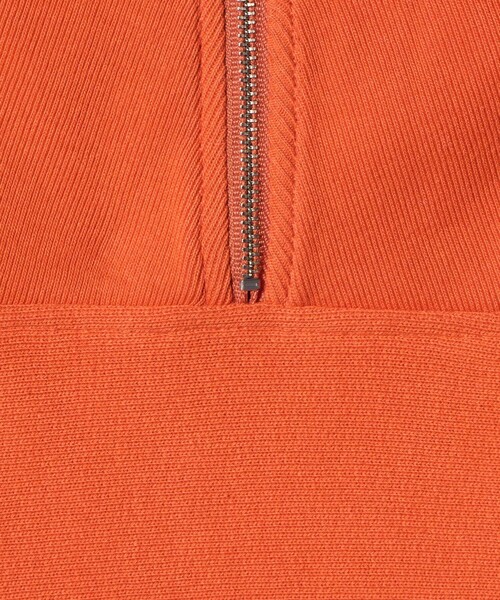 CITEN（シテン）の「＜CITEN＞リバースハーフジップスウェット（スウェット・レディース・ライトグレー/ダークブラウン/オレンジ/ライトブルー・FREE）」の17枚目の写真