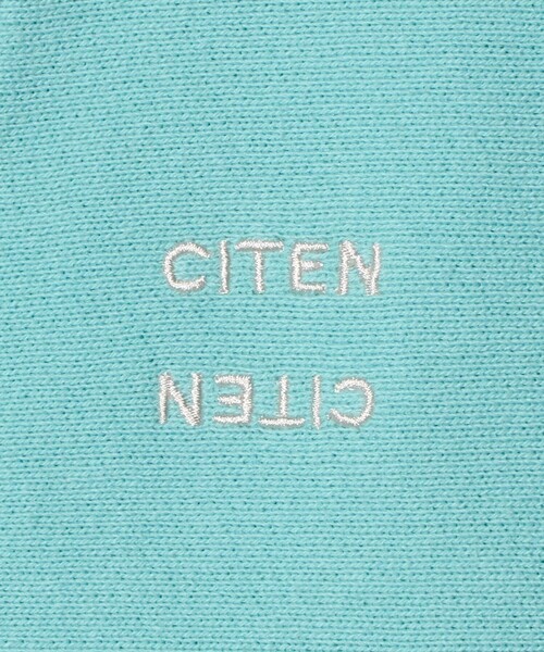 CITEN（シテン）の「＜CITEN＞リバースハーフジップスウェット（スウェット・レディース・ライトグレー/ダークブラウン/オレンジ/ライトブルー・FREE）」の9枚目の写真