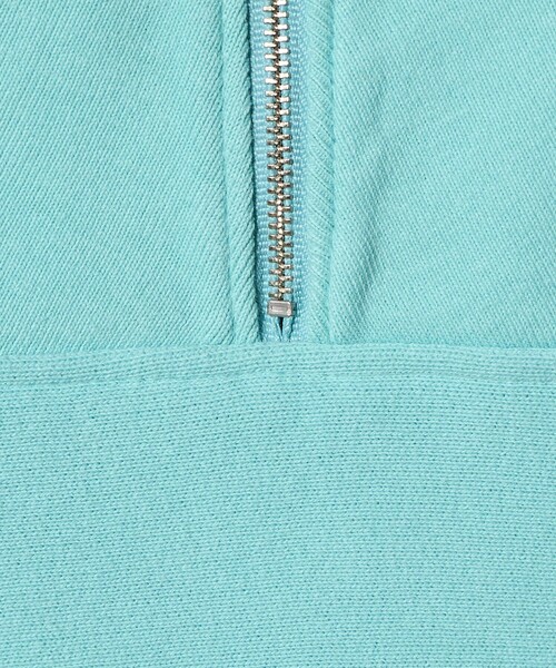 CITEN（シテン）の「＜CITEN＞リバースハーフジップスウェット（スウェット・レディース・ライトグレー/ダークブラウン/オレンジ/ライトブルー・FREE）」の10枚目の写真