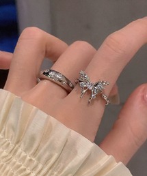 B.I.D.（ビーアイディー）の「《Bz》デザインリング2点セット/2点セット(RZ)（リング）」