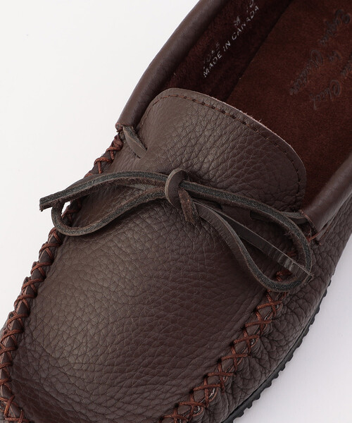 LAURENTIAN CHIEF(ローレンチャンチーフ)の「Laurentian Chief/ローレンチャンチーフ Cow leather moccasin Indian sole【24.0-28.0cm】(モカシン/デッキシューズ・メンズ・ブラック/ダークブラウン・6/8/10/9/7)」の5枚目の写真