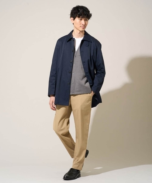 a.v.v(アーヴェヴェ)の「【撥水/毛玉になりにくい】ステンカラースプリングコート(ステンカラーコート・メンズ・ネイビー/ベージュ・46/48/50)」の7枚目の写真