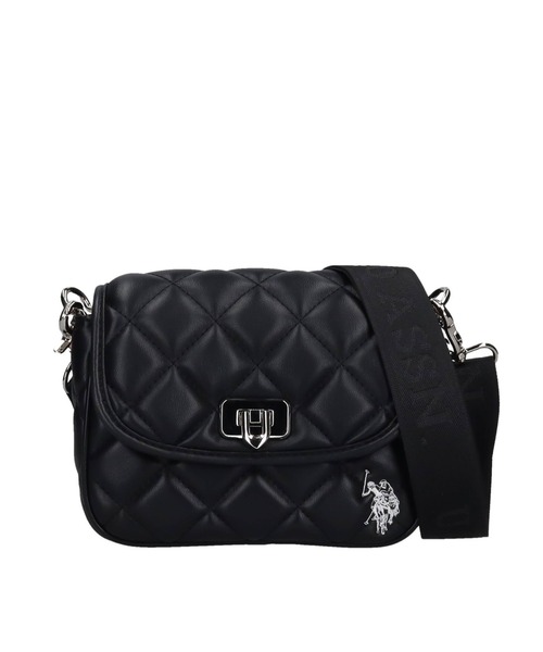 U.S. POLO ASSN.(ユーエスポロアッスン)の「【U.S. POLO ASSN.】 ユーエスポロアッスン Cross check quilting フラップショルダーバッグ USPA-2723(ショルダーバッグ・レディース・アイボリー/ブラック/ホワイト/ブラウン/グリーン/ピンク・FREE)」の1枚目の写真