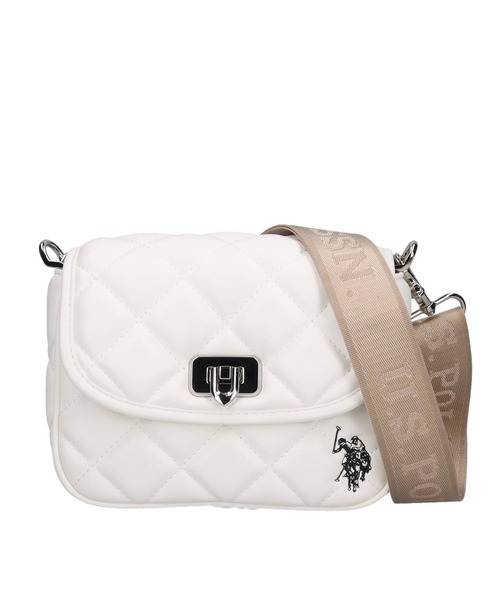 U.S. POLO ASSN.(ユーエスポロアッスン)の「【U.S. POLO ASSN.】 ユーエスポロアッスン Cross check quilting フラップショルダーバッグ USPA-2723(ショルダーバッグ・レディース・アイボリー/ブラック/ホワイト/ブラウン/グリーン/ピンク・FREE)」の12枚目の写真