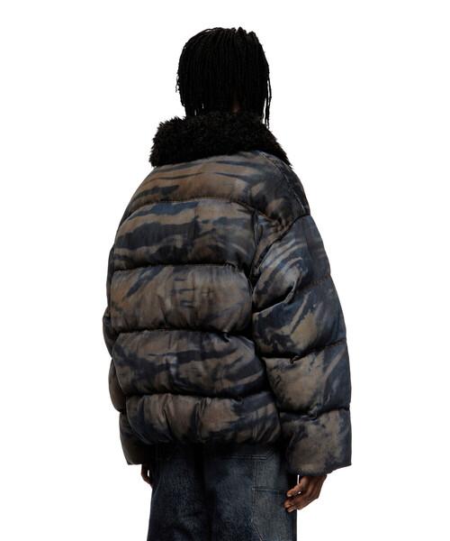 メンズ ジップアップパファージャケット W-JOHNS（ブルゾン）｜DIESEL