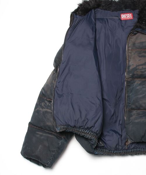 メンズ ジップアップパファージャケット W-JOHNS（ブルゾン）｜DIESEL