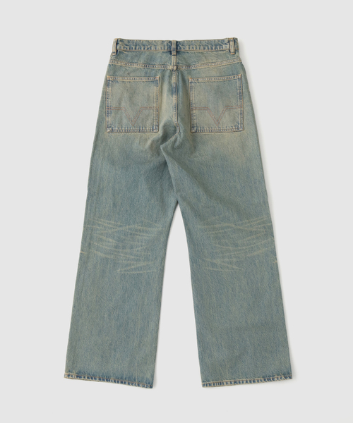 PULP/417EDIFICE（パルプフォーワンセブンエディフィス）の「NO MAINTENANCE / ノーメンテナンス BAGGY DENIM（デニムパンツ・メンズ・ブルー系その他・28/30/32）」の2枚目の写真