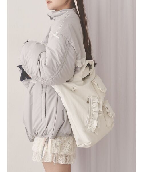 セール】PUレザーフリルショルダーバッグ（ショルダーバッグ）｜merry