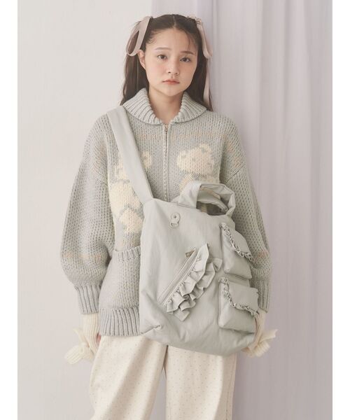 セール】PUレザーフリルショルダーバッグ（ショルダーバッグ）｜merry