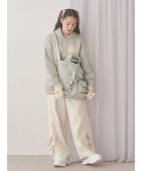 セール】PUレザーフリルショルダーバッグ（ショルダーバッグ）｜merry