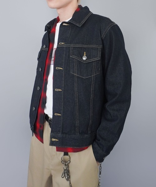 SPINNS(スピンズ)の「短丈オンブレチェックシャツ/ネルシャツ/レイヤード/ショート丈(シャツ/ブラウス・メンズ・ブラック/グリーン/レッド/チャコール・ONESIZE)」の15枚目の写真