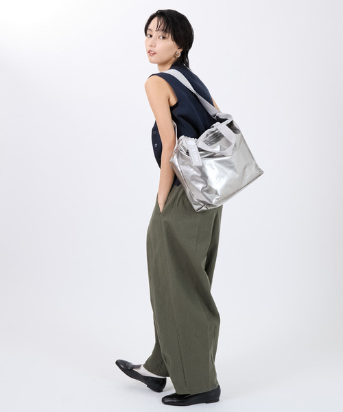 LESPORTSAC GOOD DAY TOTE2 シルバー　ギンガ　ひとりっぷ GOOD DAY TOTE2 ギンガ（トートバッグ）｜LeSportsac
