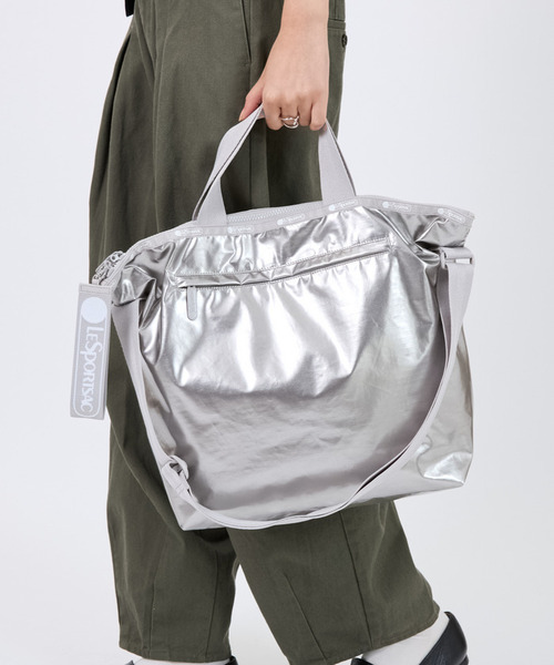 LESPORTSAC GOOD DAY TOTE2 シルバー　ギンガ　ひとりっぷ GOOD DAY TOTE2 ギンガ（トートバッグ）｜LeSportsac