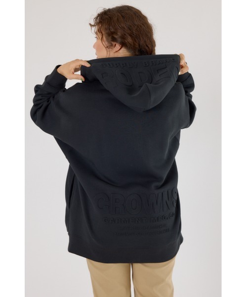 W.E.T. Rise Up 北欧メロハー エンボスBIG ZIPパーカー（パーカー）｜RODEO CROWNS WIDE BOWL