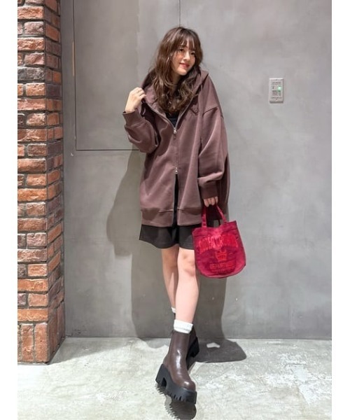 エンボスBIG ZIPパーカー（パーカー）｜RODEO CROWNS WIDE BOWL