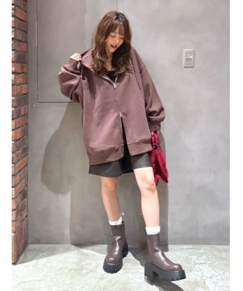 エンボスBIG ZIPパーカー（パーカー）｜RODEO CROWNS WIDE BOWL