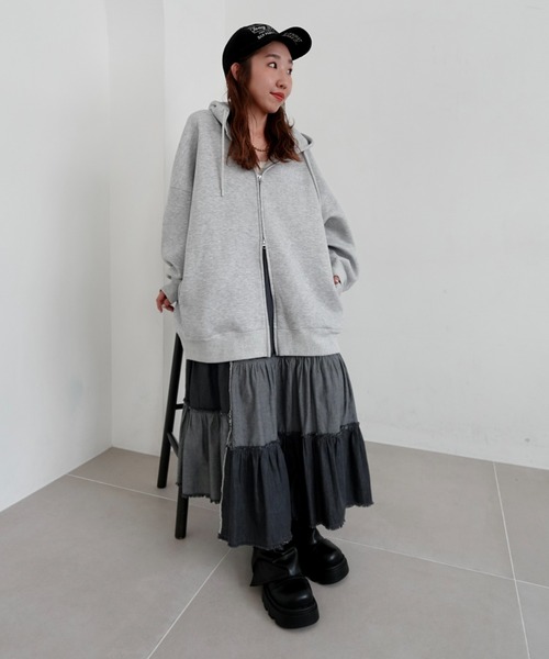 エンボスBIG ZIPパーカー（パーカー）｜RODEO CROWNS WIDE BOWL